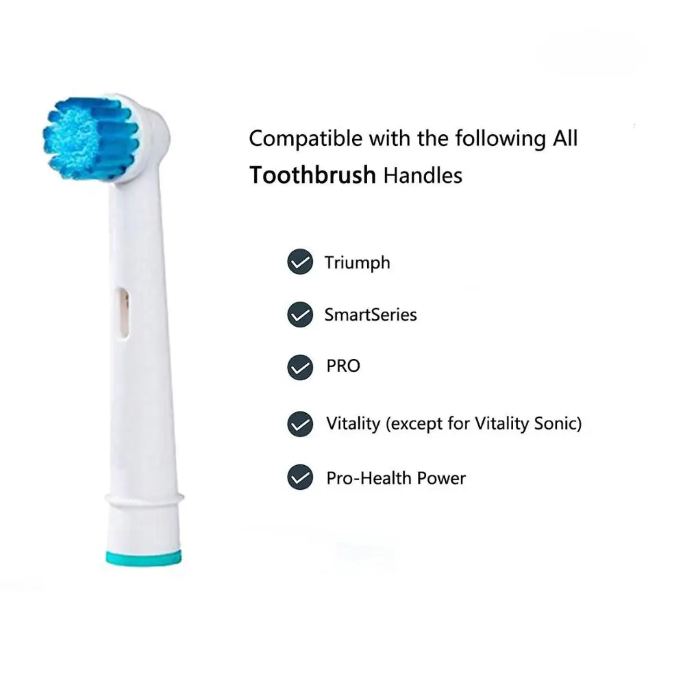 4 шт. сменные насадки для электрической зубной щетки Oral B precision/Pro health / Triumph 3D excel