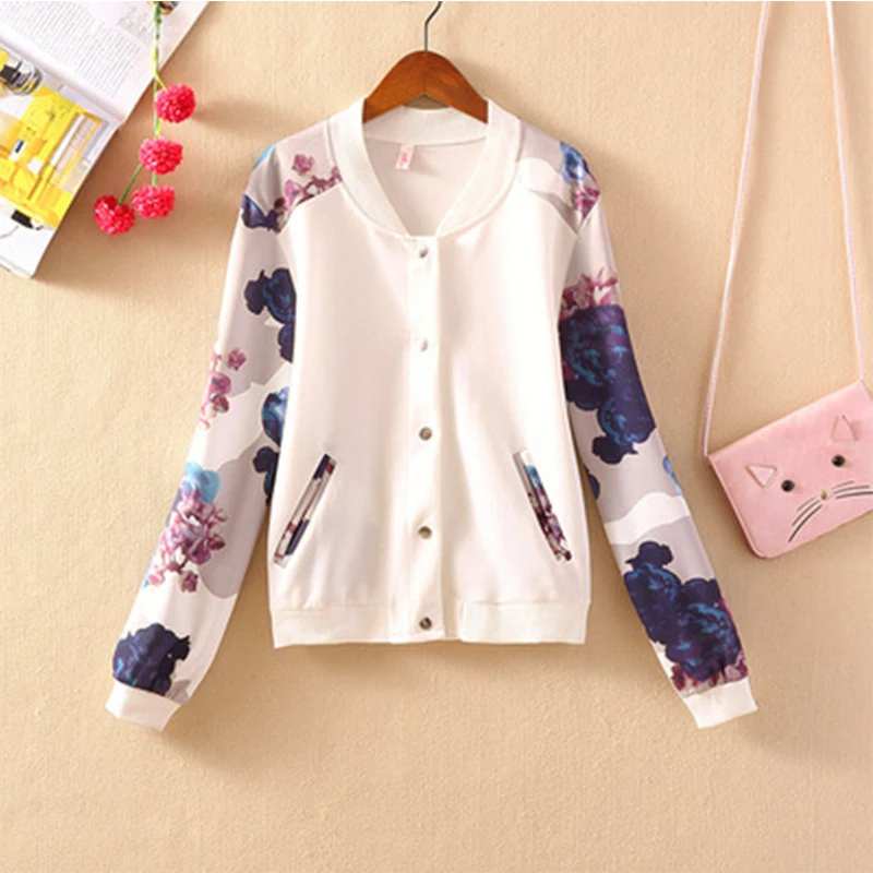 

2021 spring new fashion Korean style waist printing jacket Female traf za yk2 espanol худи deportivo Manteau Femelle trf xnwmnz