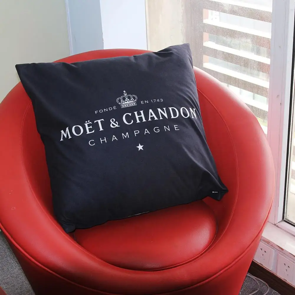 

White Velvet Pillow Case Cotton Made Pillow cover Soft Black Cushion Covers for sofa Car Home Decoration