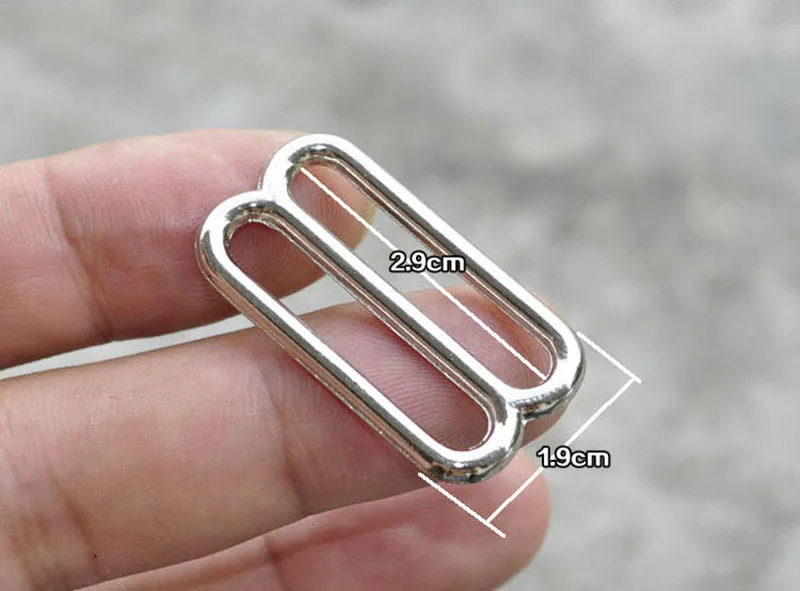 Silver-29mm Meetee 5/10 шт. 14-50 мм металлический-хомут с круглым воротником для мальчиков и девочек Тройная Пряжка бюстгальтера кольца Ползунки ремешок настроить пряжку застежка пошив одежды «сделай сам» аксессуар - Цвет: Silver-29mm