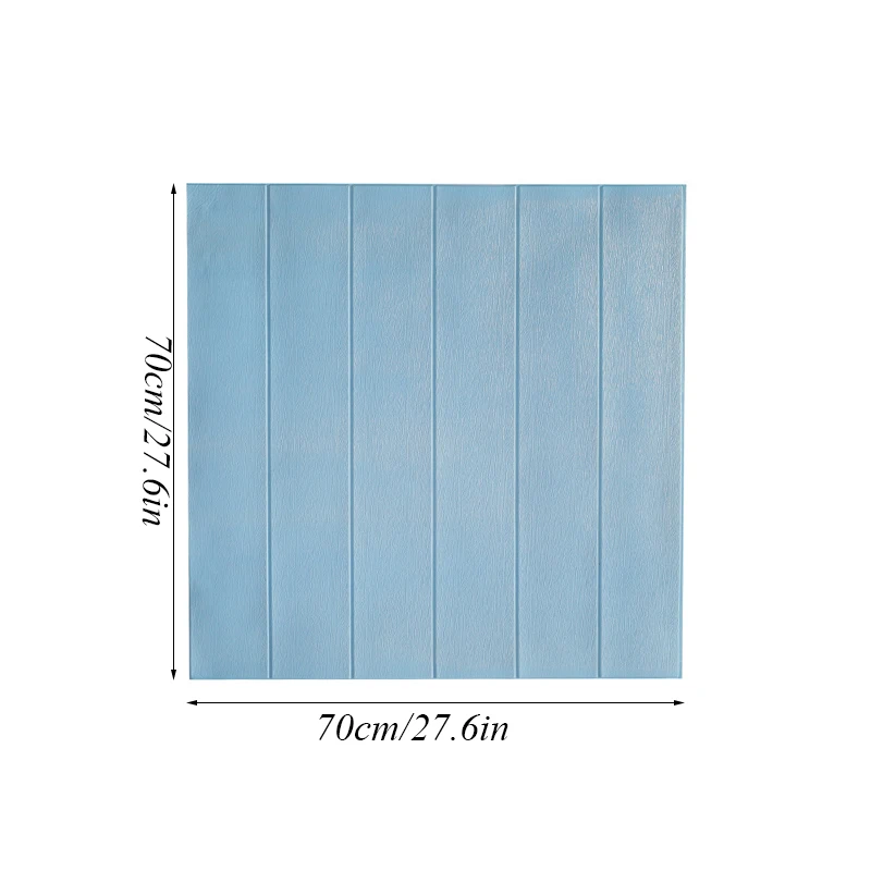 

Household Anti-collision Wall Poster Home Simple Decorative Self-adhesive Wall Decor Retro Sound Insulation Wallpapers