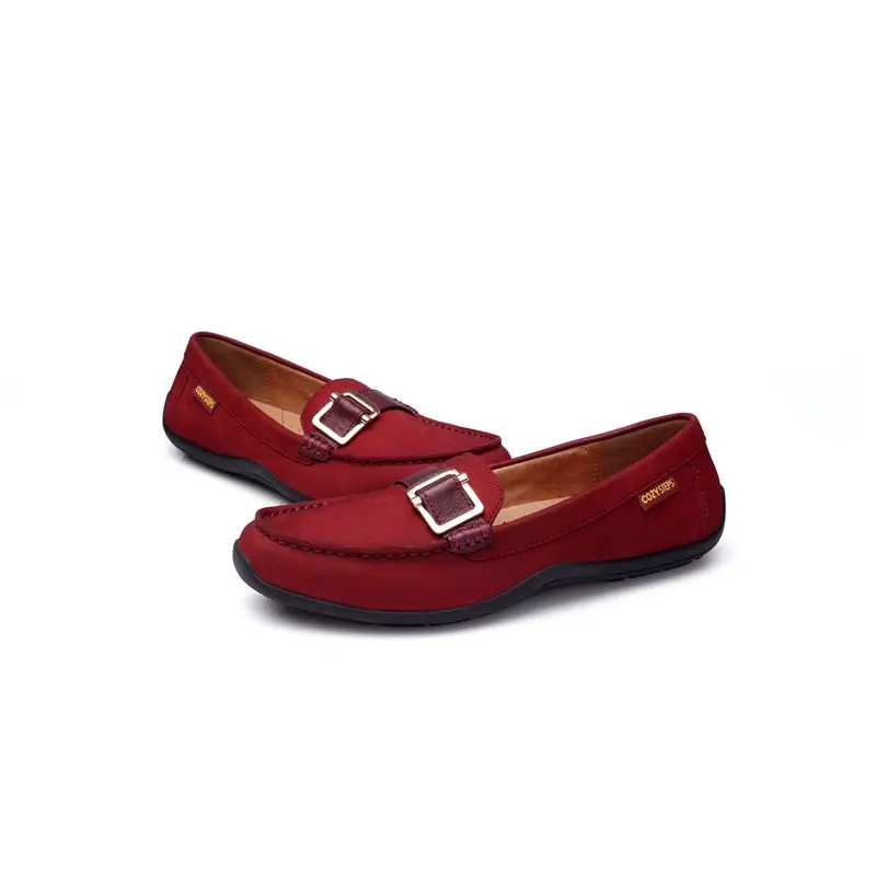 

COZY STEPS 100% Genuine Leather Women Shoes Spring Summer High Quality Flats Women loafers Shoes Soft Shoes High Quality Brand