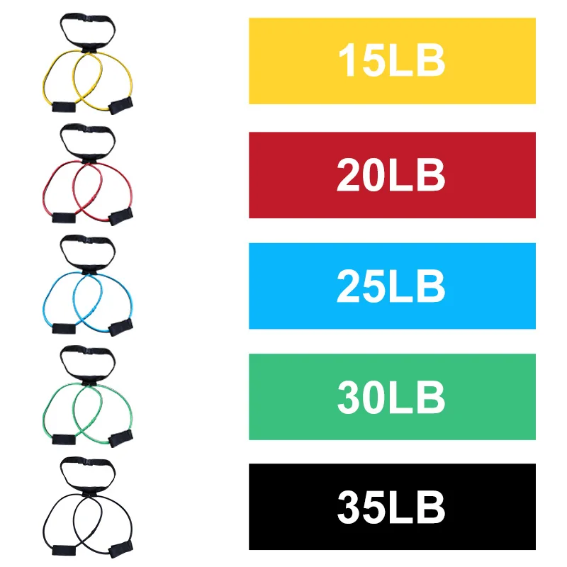 Спортивные Эспандеры для ягодиц и ног эластичные ленты тренировок мышц педалей