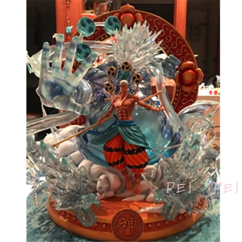 ONE PIECE Sky Piea Enel полноразмерная портретная Мужская футболка с тором статуя из смолы GK Art Craft фигурка Коллекционная модель игрушки P1613