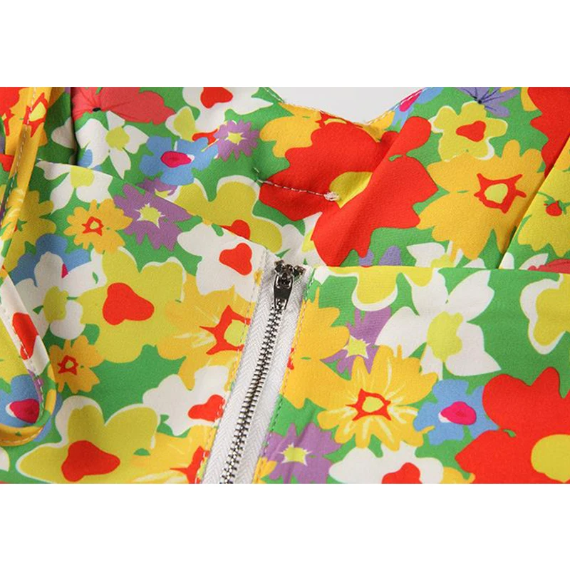 

2021 T Shirt Women Summer Streetwear Sexy Flower Printed Sleeveless Backless Crop Tops Sweet Casual Vintage Female Camisole Tops