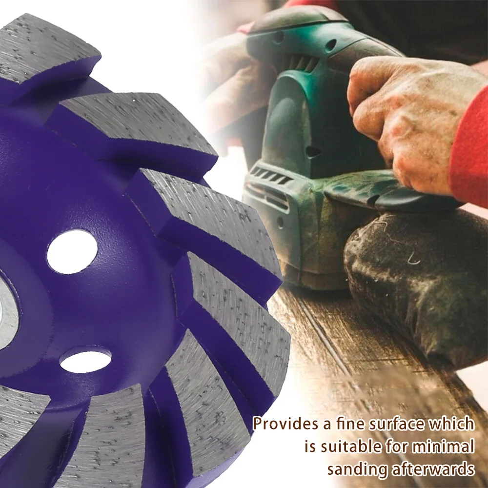 Diamond Grinding Wheel for Wood Carving, Concrete, Granite, Stone, Ceramic - Bowl Shape Grinding Cup for Power Tools image 4