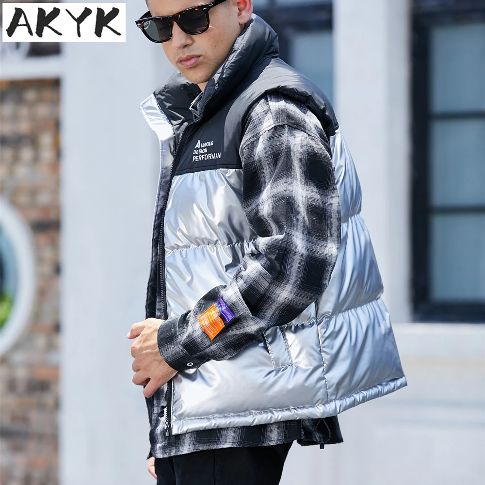 2019New fashion winter casual men's cotton vest