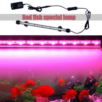 red waterproof led fish tank light aquarium lighting decoration diving red fish special light enhances 220v eu power supply