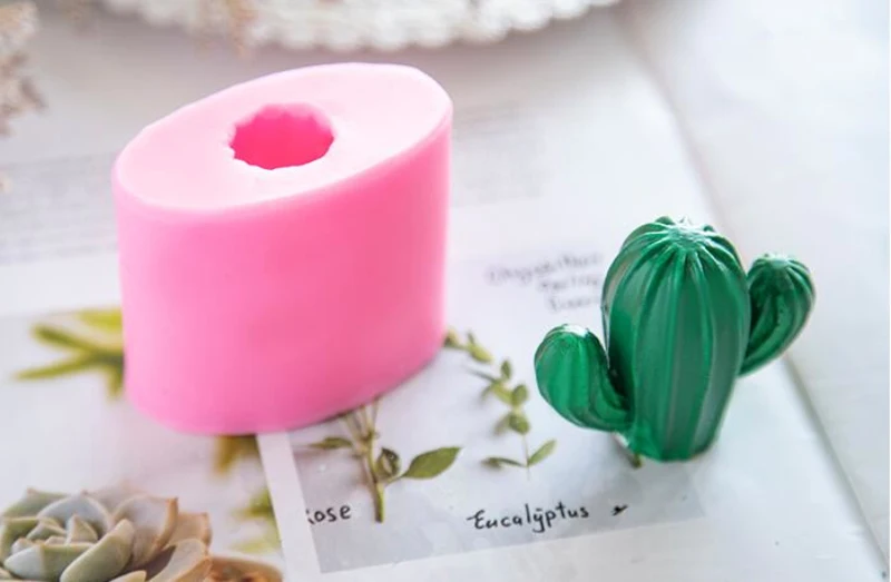 Форма для выпечки торта в виде кактуса силиконовая форма свечи гипсовая