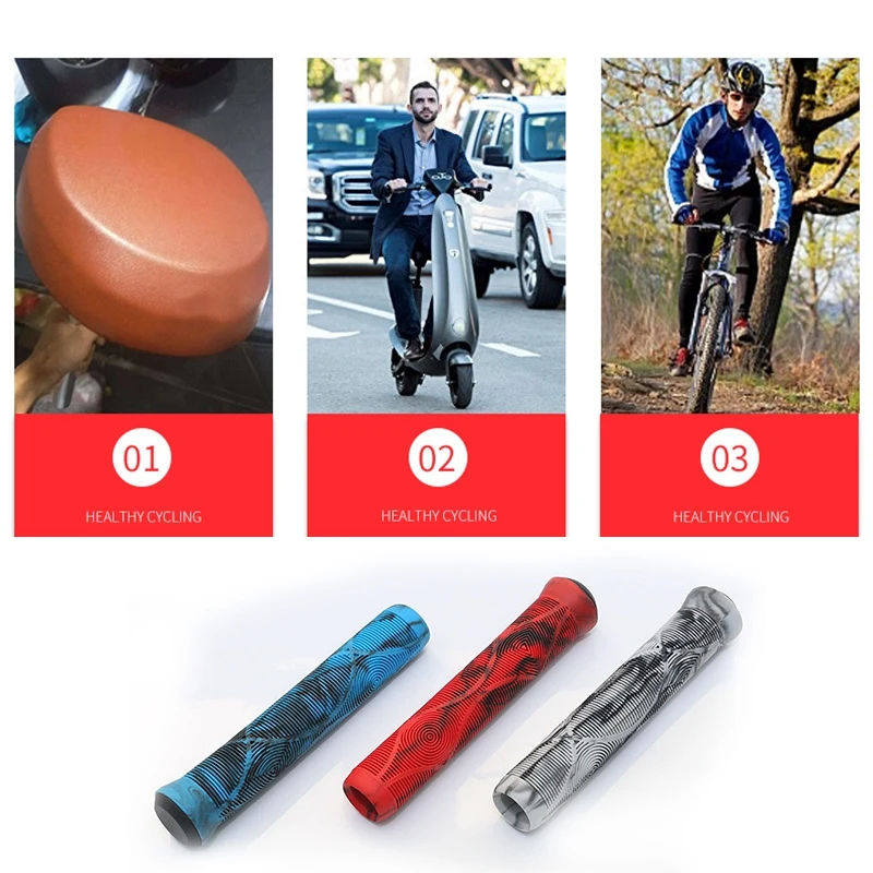 Мягкие противоскользящие ручки для руля велосипеда без фланца скутеров