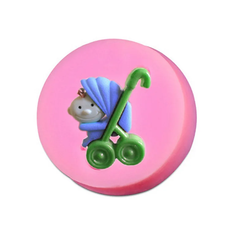 Силиконовая форма для детской коляске украшения торта в виде фондана