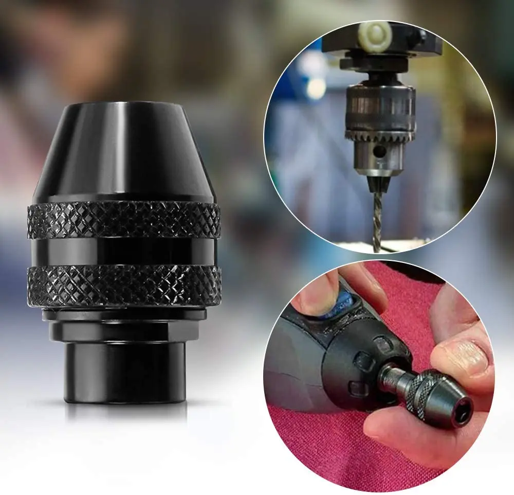 

New Engraver Accessories Multi Chuck Keyless For Dremel Rotary Tools Chuck Multi Chuck Keyless For Mini Drill 0.3-3.2mm