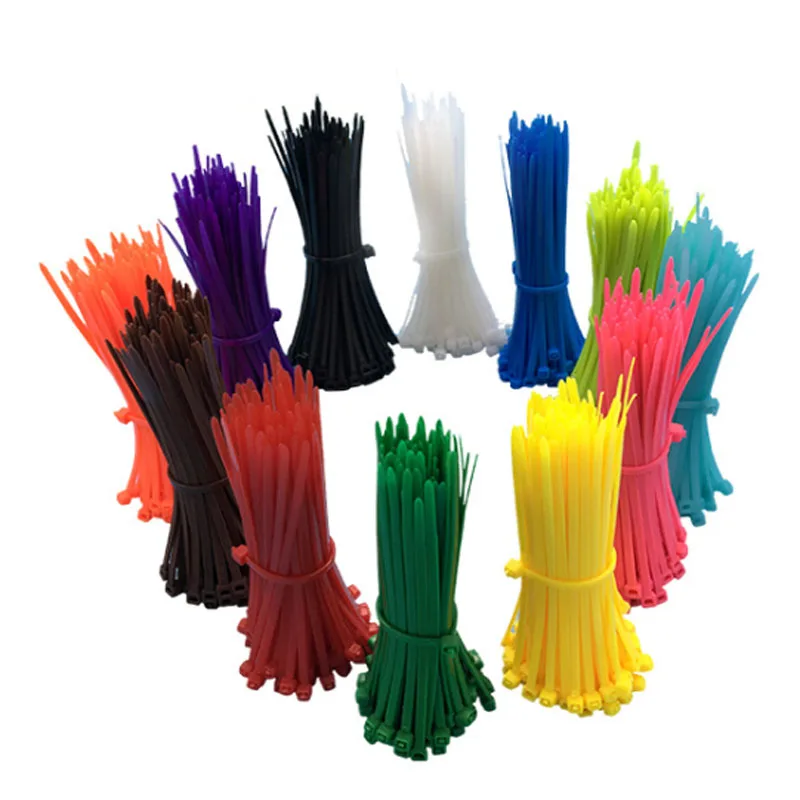 3*100 мм нейлоновый ремешок пластиковая само-карабин самоблокирующийся свободные