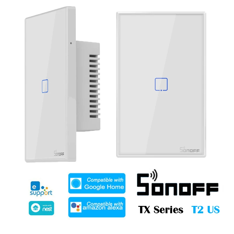 SONOFF T2 US TX серия 433 RF умный WiFi переключатель домашняя система автоматизации