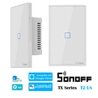 SONOFF T2 US TX серия 433 RF умный WiFi переключатель домашняя система автоматизации совместима с Google Home Alexa поддержка eWelink