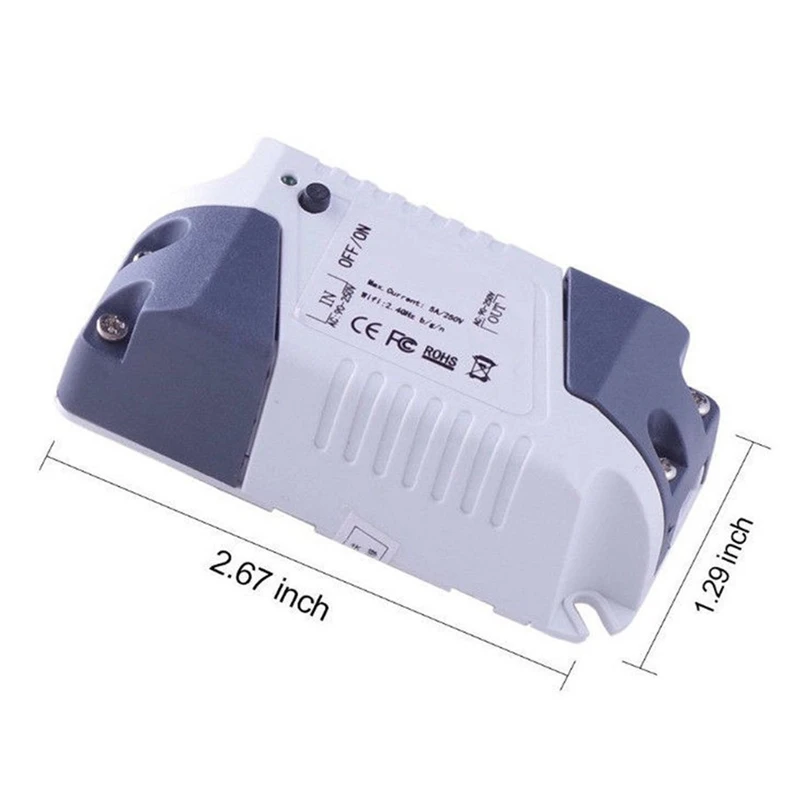 Smart Switch Wifi Remote Light Universal Module Relay Wireless Voice Control and Timer Work with Amazon Alexa Ec | Обустройство дома