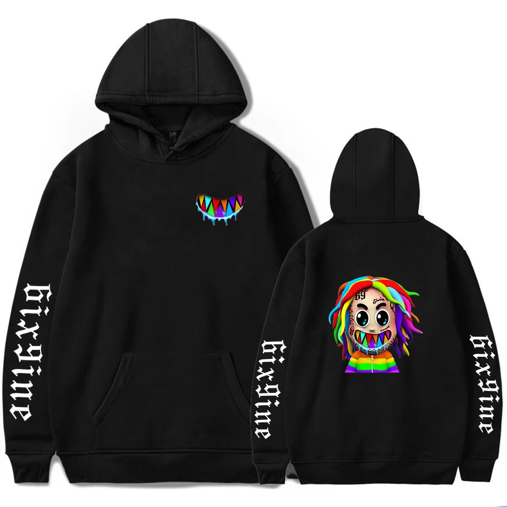 

Hip Hop Hoodies Men Fashion Rapper Gooba 6ix9ine Hoodie Kids Hip Hop Boy Clothes Women Sweatshirt Autumn Coat Japanese 2021 Coat