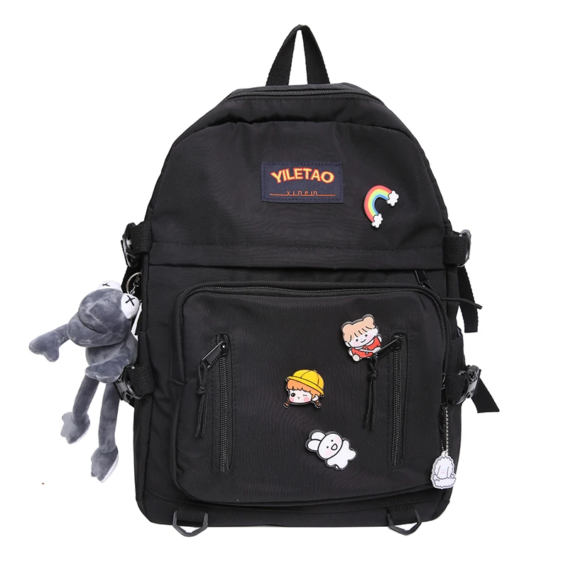 

Unique Ins Style Tooling High School College Student School Bag Female Korean Harajuku Ulzzang Travel Backpack