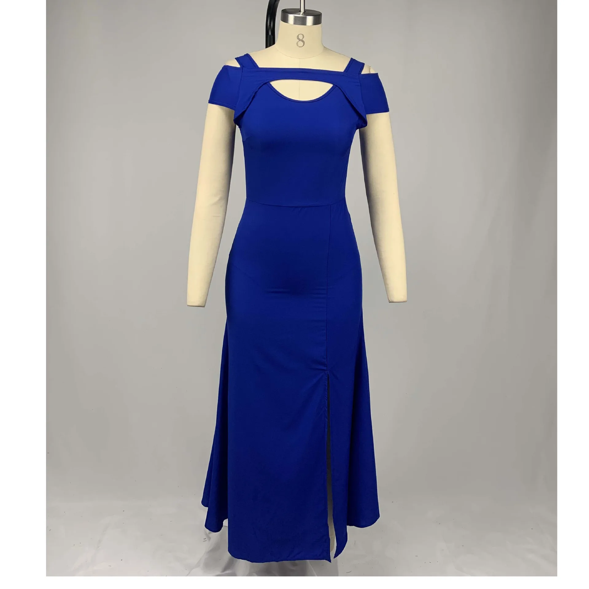 Летнее платье для женщин 2021 сексуальный v образный вырез с открытыми плечами