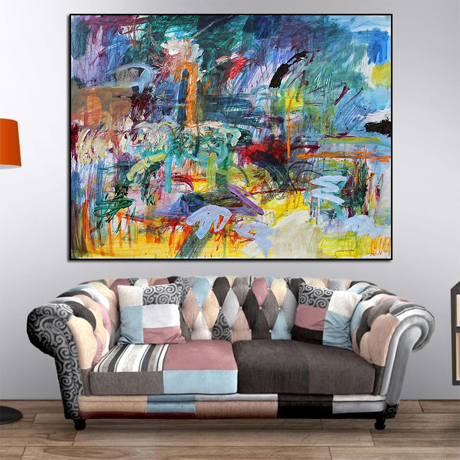 HD роскошный минималистичный абстрактный красочный Холст Картина маслом