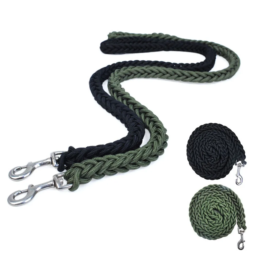 Нейлоновый Поводок для собак средней длины прочный прогулок с большими