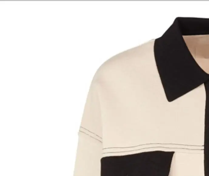 

2020 Spring and Summer Contrast Knit Cardigan Short Coat Cardigan