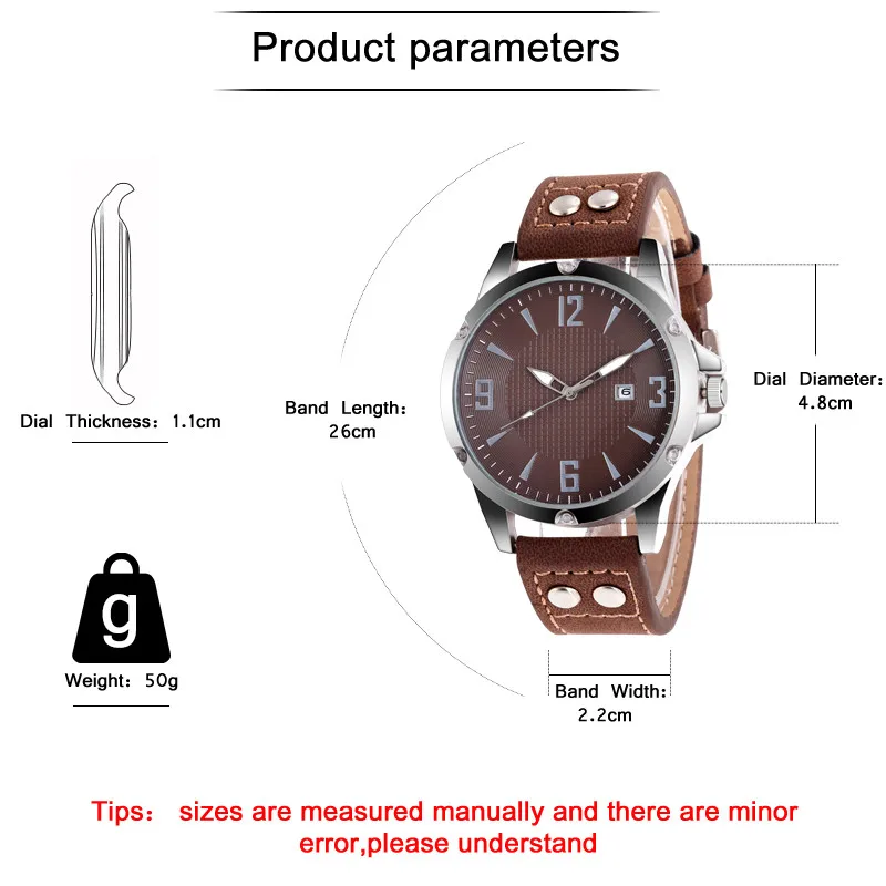 Мужские классические часы WJ 8907 мужские функциональные спортивные кварцевые
