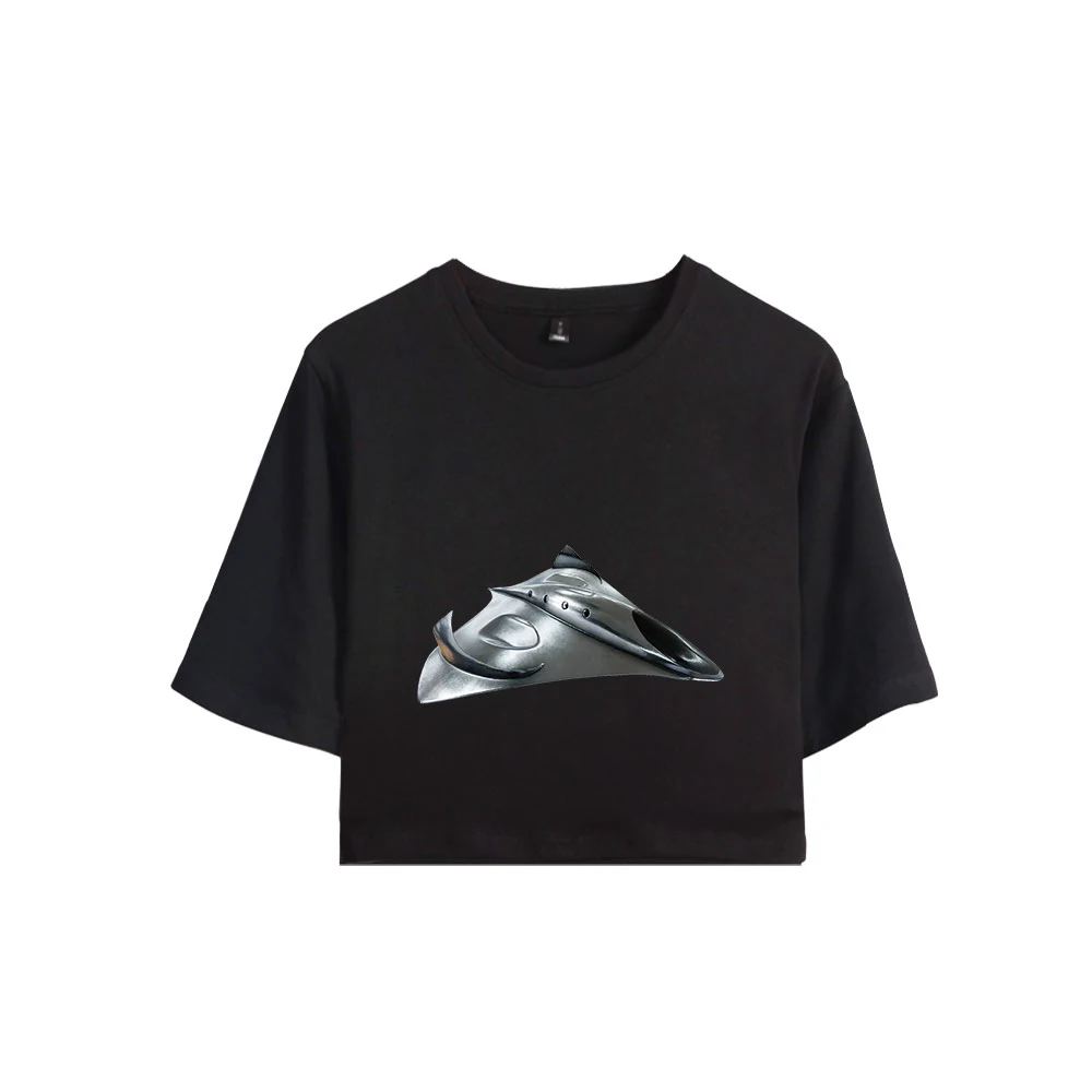 

Футболка женская с принтом НЛО, модный пикантный топ с коротким рукавом для девушек, 2D