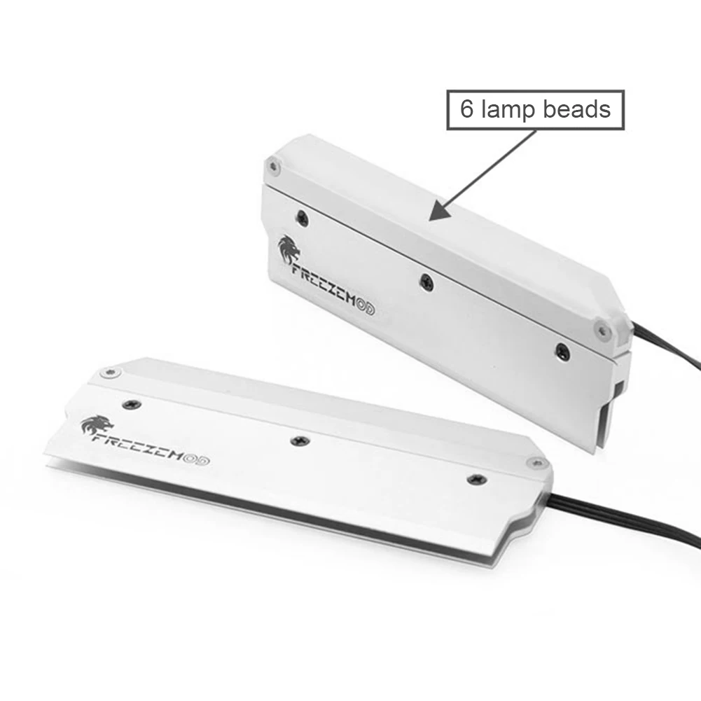 Настольный компьютер ARGB 2 цвета анодированный алюминий + акрил радиатор памяти