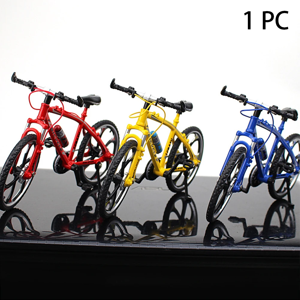 

1:10 Office Kids Gift Alloy Boys Crafts Diecast Bicycle Living Room Children Toy Racing Bike Model Collections Miniature Finger