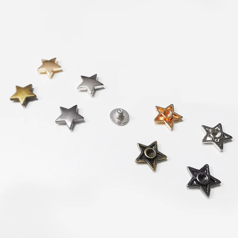 12 мм пятиконечные звездочные Заклепки Шпильки винтовые шипы наконечники для