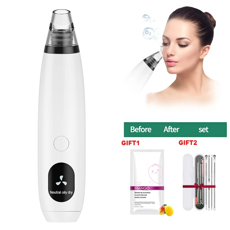 

Электрический прибор для удаления угрей, вакуум, акне, прыщи, черная точка всасывания, очиститель пор для лица, уход за кожей, отшелушивающий...