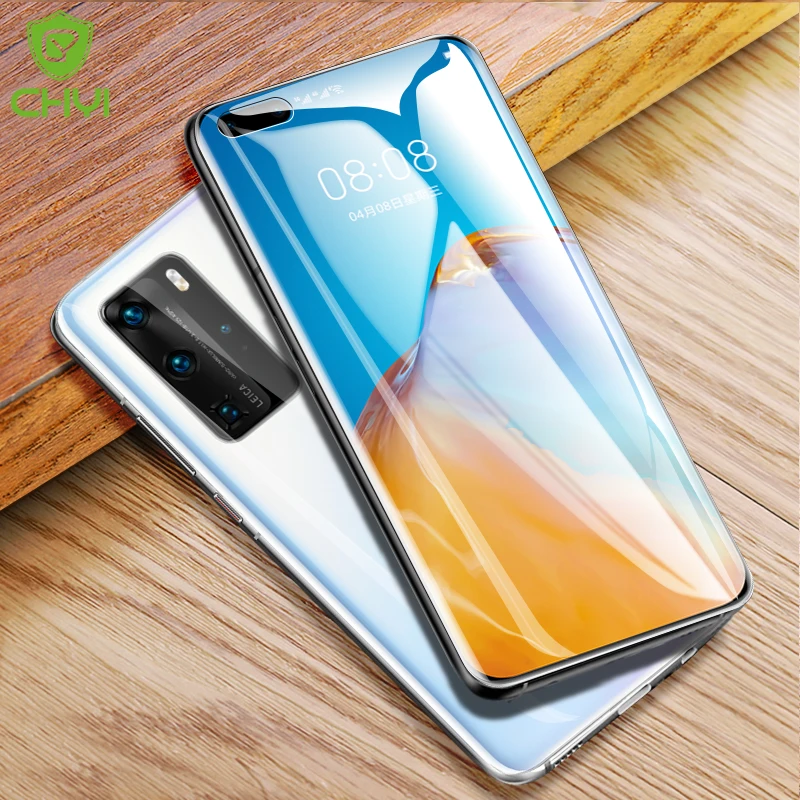 CHYI 3D изогнутая пленка для Huawei P40 pro защита экрана Pro + 5G Nano увлажнения полное