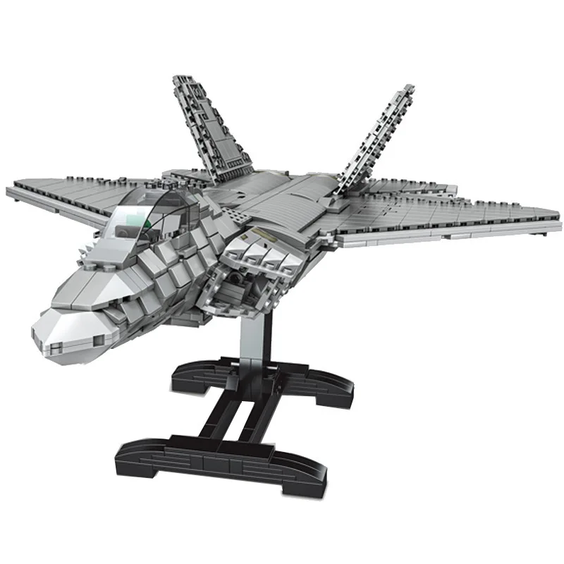 

World War II Military Series F22 Fighter Collection Model Building Blocks Bricks Christmas Toys