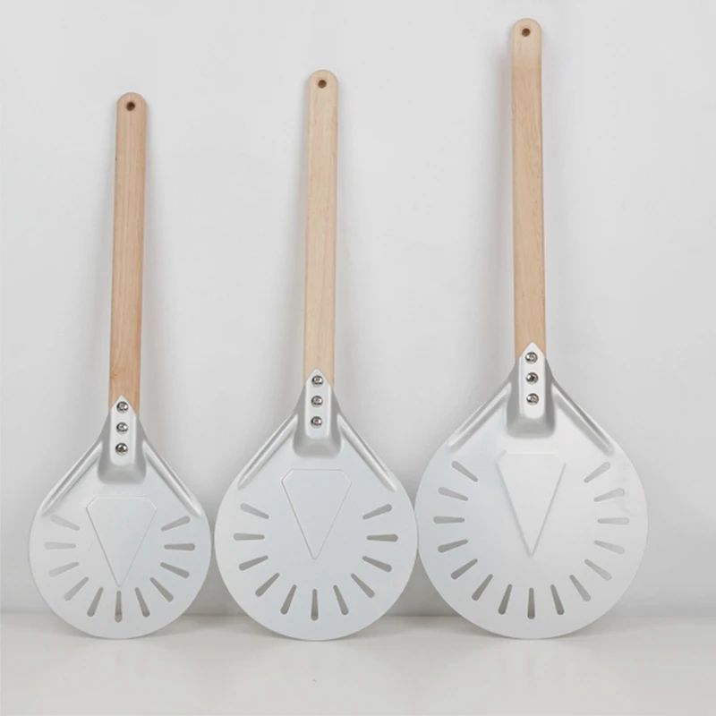 

Перфорированная вращающаяся пицца, пицца, разноцветная пицца, лопатка для пиццы, короткий инструмент для пиццы, нескользящая ручка