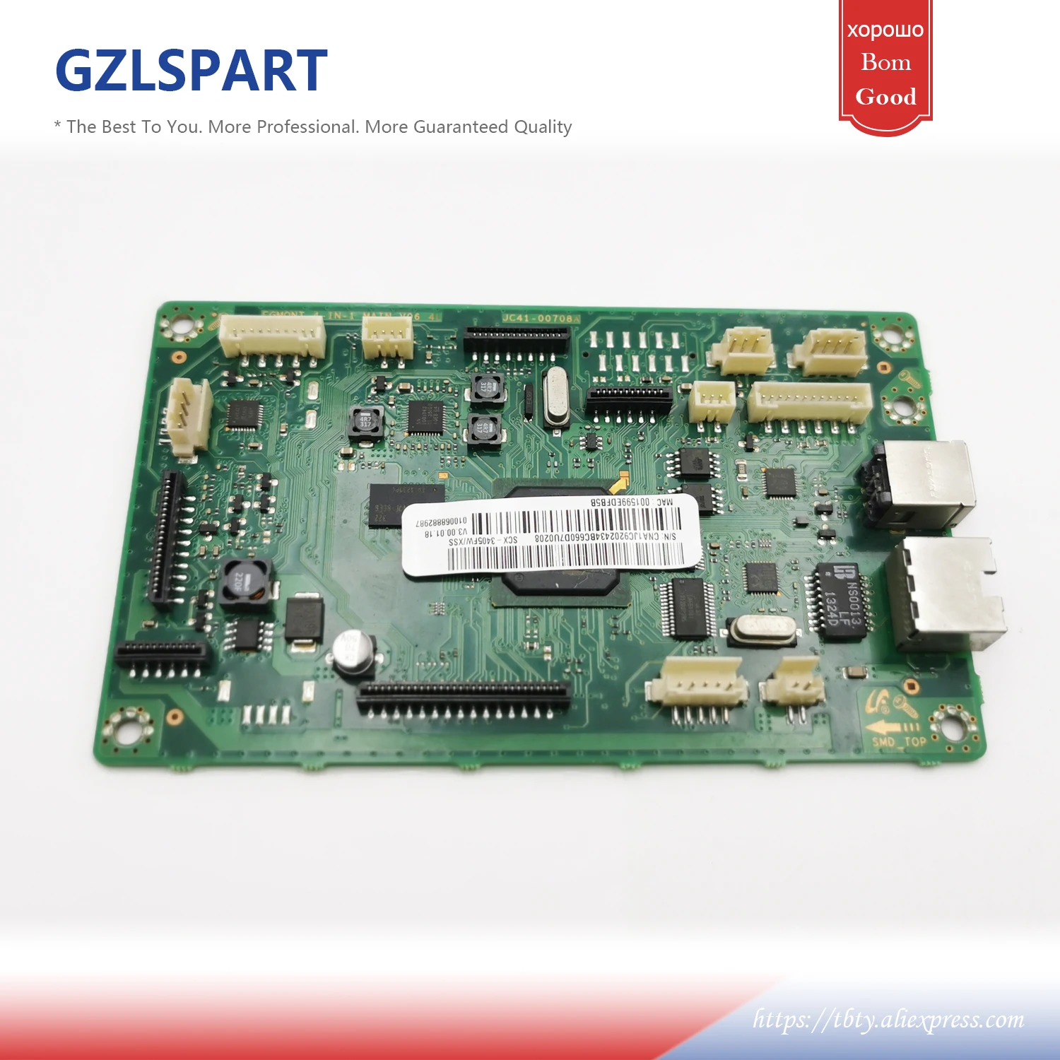 JC92 02434B материнская плата для Samsung SCX 3405FW SCX3405FW 3405 02637A|formatter board|samsung scxsamsung scx 3405fw |