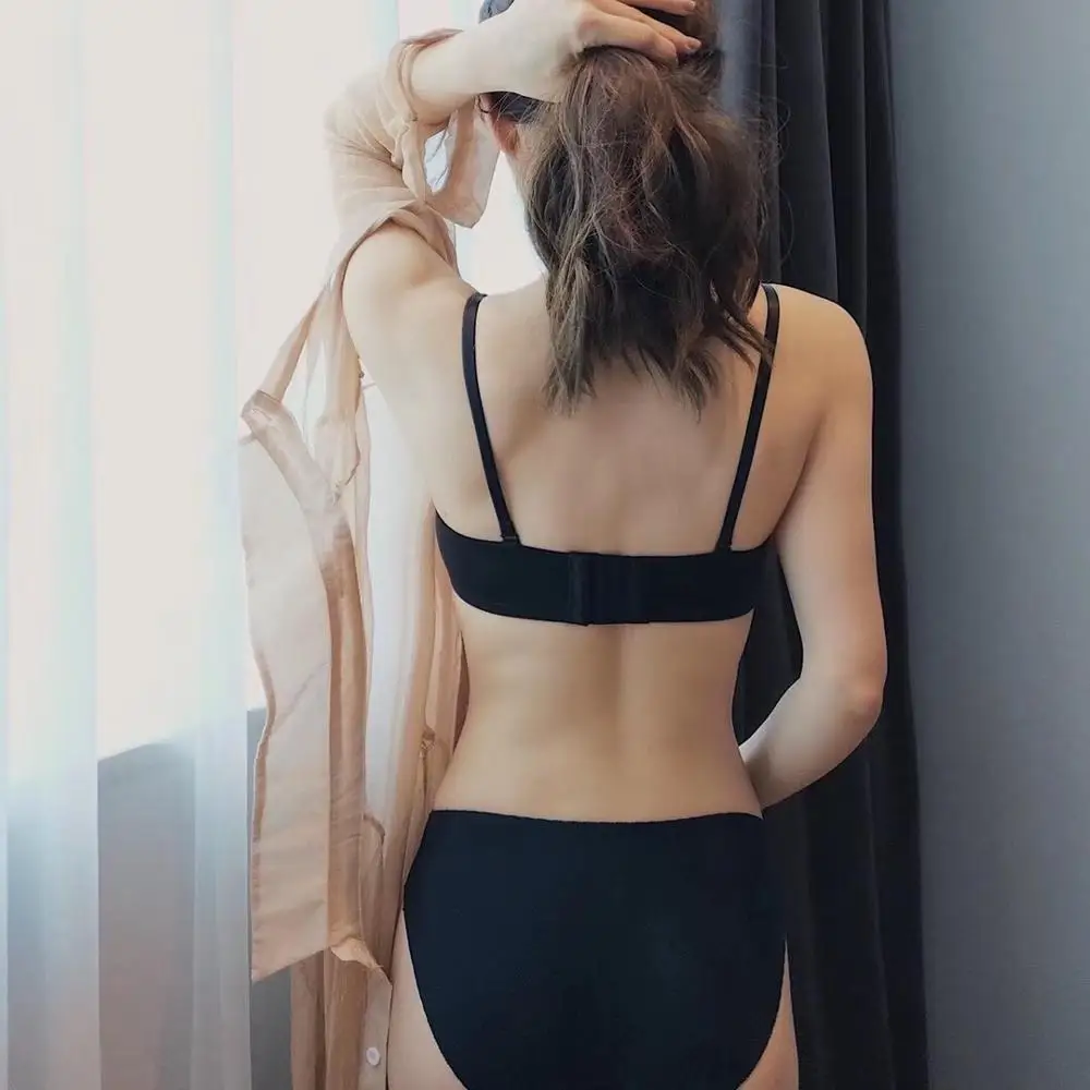 Сексуальное нижнее белье для любопытных дам 4 цвета без стального кольца чашка