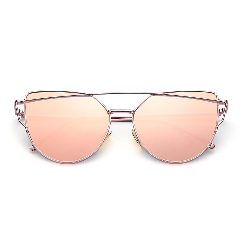 Солнечные очки LeonLion в винтажном стиле женские зеркальные солнцезащитные