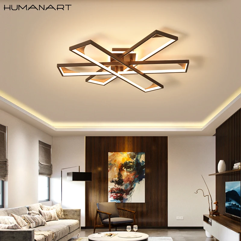 Новая современная светодиодная потолочная люстра для гостиной спальни кабинета