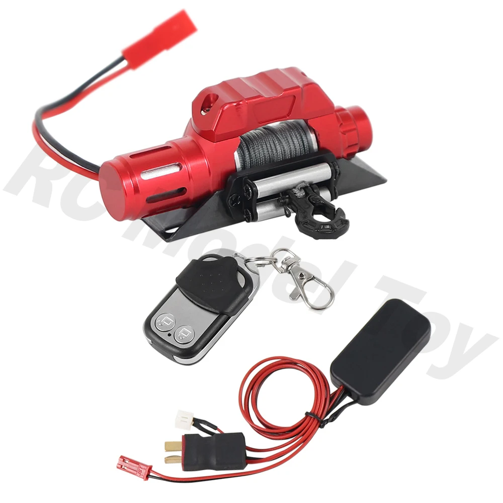 

Automatic Metal Winch Remote Controller for 1/10 RC Crawler Car TRX4 Axial SCX10 90046 Redcat GEN8 CC01 TF2 D90 YK4102