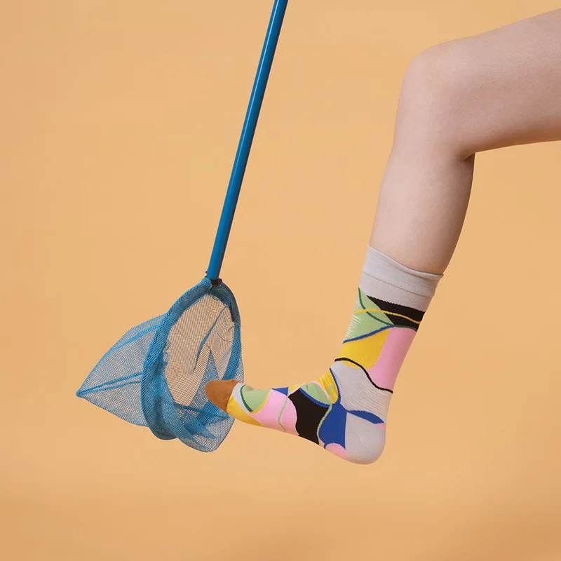 Забавные Женские носочки рождественские подарки для женщин счастливые Harajuku носки скейтборда креативные