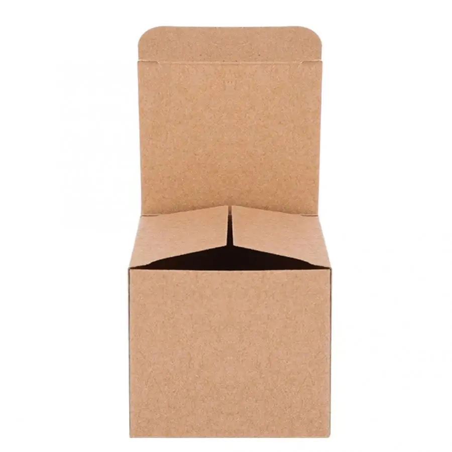 50PCS Kraft Paper Box Folding Retro Gift Boxes Craft Carton Set for Christmas / Wedding Party | Дом и сад