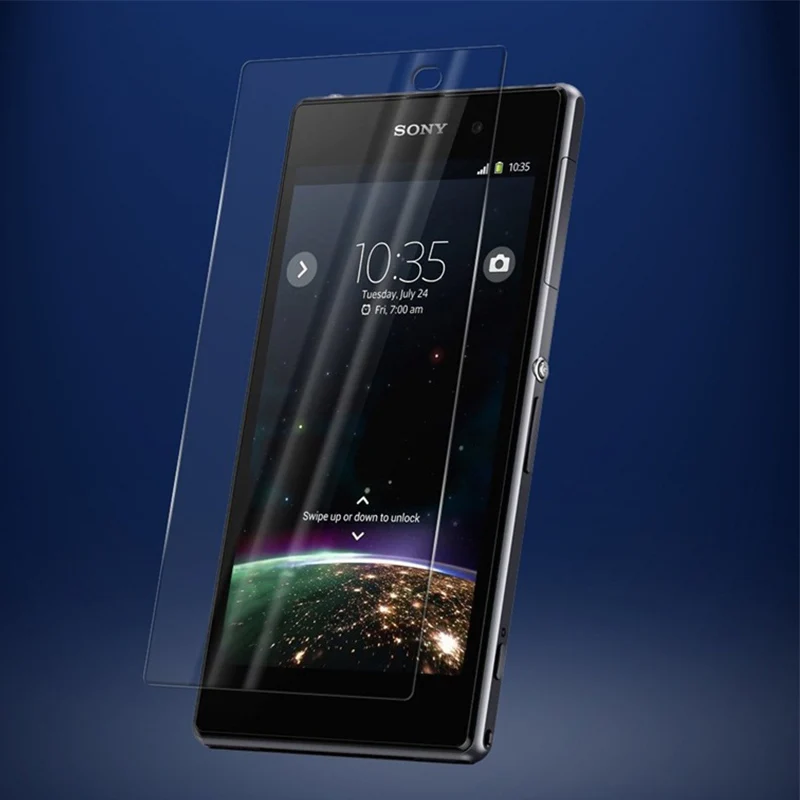 Прозрачное Защитное стекло для sony Xperia M2 M5 M4 Aqua закаленное XA XA1 XA2 ультразащитное Plus