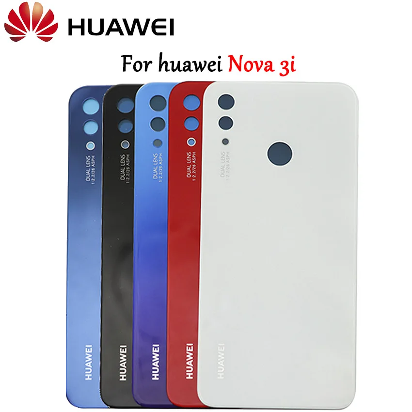 Nova 3 задняя крышка корпуса для huawei Nova 3 Nova 3i батарея задняя крышка Дверь задняя крышка клейкая наклейка
