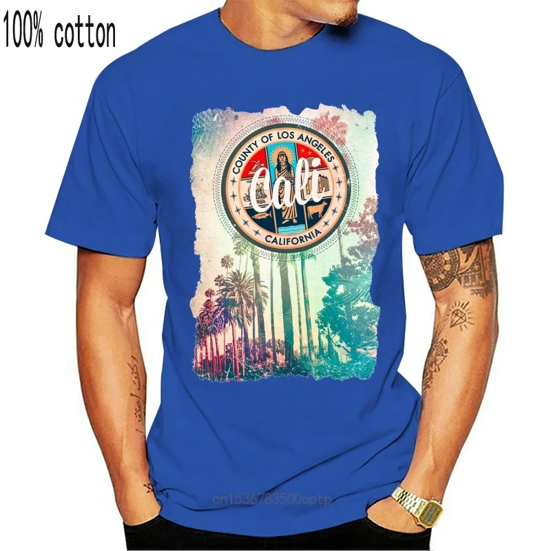 

New California Los Angeles T-Shirt Design Travel High Quality Unisex Women Fitted Custom Printed Tee Shirt