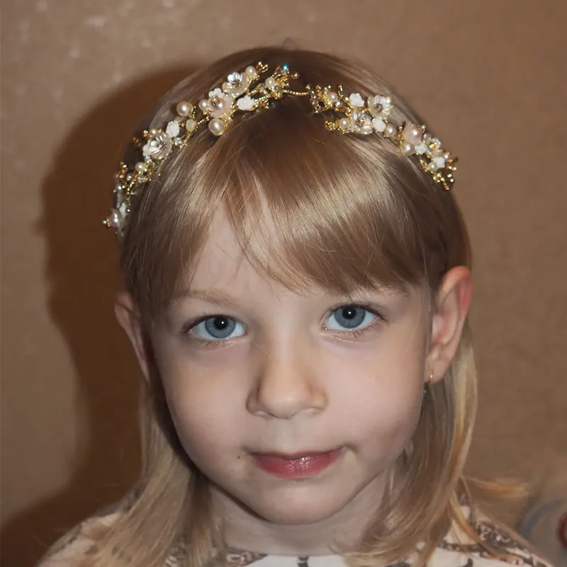 Женские ободки с искусственным жемчугом FORSEVEN свадебные украшения для волос