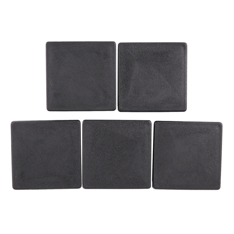 

New Square plastic plug cover protective caps for cables 60 mm x 60 mm 5 pieces