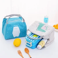 creative student lunchbox bag cartoon childrens lunchbox tote lunch bag lunch storage bag winter insulation bag