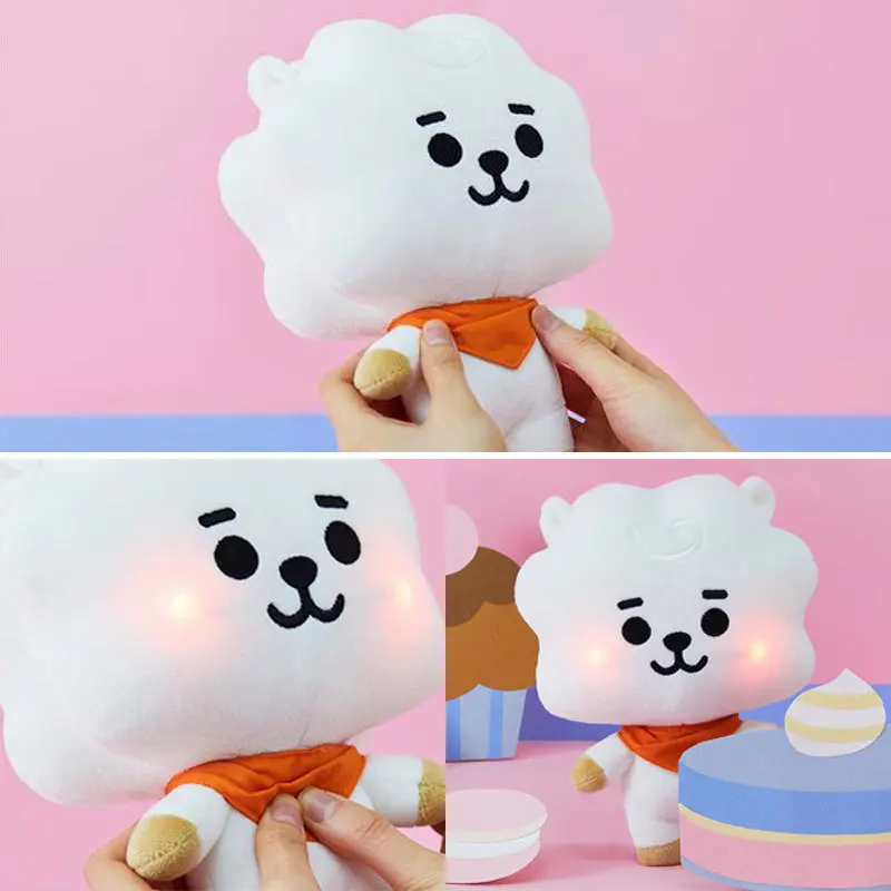 

K-pop plush toys glowing Children toy cartoon plush dolls kawaii animal dogs rabbits koalas exquisite gifts for girlfriends