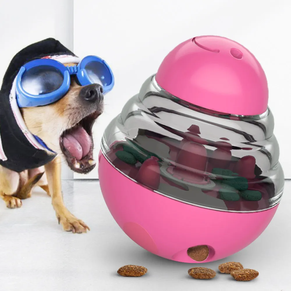 

Interactive Cat Toy IQ Treat Ball Smarter Pet Toys Food Ball Food Dispenser Training Balls Puppy Cat Slow Feed Pet Tumbler Toy